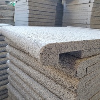 Sésamo Blanco Gris Claro Granito Piscina Azulejos Fabricación, Piscina Trim Bordes
