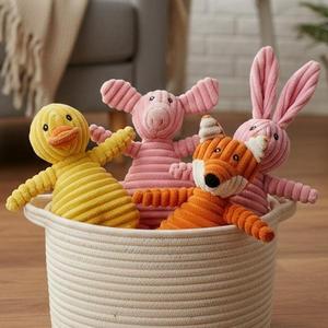 Yommy-PeluZoo 28*20CM Jouet pour chien, jouet interactif en fourrure pour amis à quatre pattes, doux et anti-morsure pour jouer et mâcher - Product Image 1