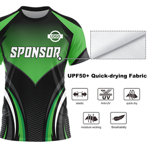 Maillot de jeu personnalisé pour équipe d'e-sport professionnelle, coupe-vent, respirant, écologique, 100% polyester, imprimé par sublimation - Product Image 3