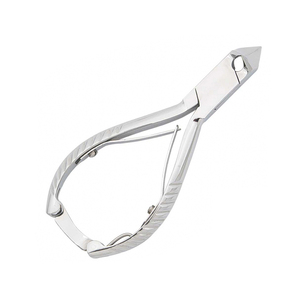 Double Spring Adjustable Back Lock Pedicure Nail Cutters Stainless Steel Heavy Duty Nail Cutters Moon Shaped Blade Nail Clippers - Product Image 3