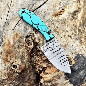 Cuchillo de Caza Industrial de Hoja Fija de Acero D2 Hecho a Mano por TARJ ENTERPRISES, Alta Durabilidad, Filo Recto, Funda de Cuero (3 Años de Garantía) - Product Image 5