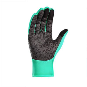 Gants d'équitation d'hiver en polyester zippés, paume texturée pour une meilleure adhérence, compatibles écran tactile, coupe-vent pour un contrôle sûr par temps froid - Product Image 4