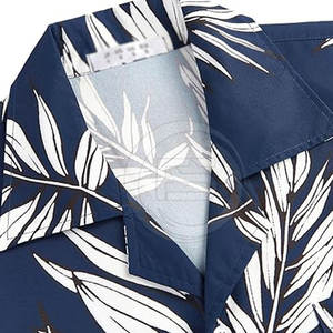 Camiseta Hawaiana de Color Personalizado, Transpirable, Ecológica, 100% Algodón, Manga Corta, Corte Regular, para Hombre - Product Image 5