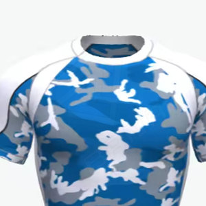 Wholesale MMA Fight Rash Guard Custom Logo Kick <b>Boxing</b> Thai Compression <b>Shirt</b> Breathable Short Sleeve - Product Image 2
