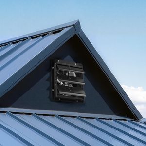 Ventilatore da Parete con Serranda da 10 Pollici, Controllo Velocità Variabile, 900 CFM, Motore AC, Acciaio Resistente - Product Image 6