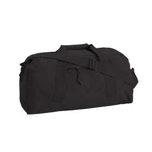 Bolsa de Lona Deportiva de Diseño Personalizado, Clásica, de Lujo, con Estampado, de Gran Capacidad, Ligera, Negra, para Hombre y Mujer, con Logotipo - Product Image 1