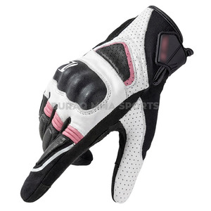 Gants de moto en cuir personnalisés avec fibre de carbone, imperméables pour l'hiver, unisexes - Product Image 4