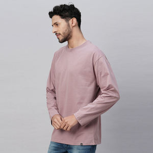 Camisetas Lisas de Algodón 100% de Primera Calidad al por Mayor para Hombre, Cuello Redondo, Manga Larga, Corte Regular, Personalizadas con Etiqueta Privada - Product Image 5