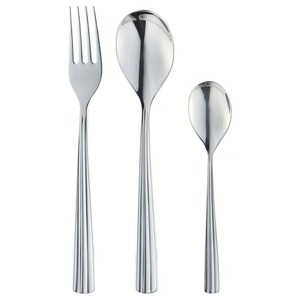 Elegant Stainless Steel Flatware <b>Set</b> With <b>Mirror</b> Polish Handle Dishwasher Safe For Wedding Dining Use Home Restaurant Hotels <b>Set</b> - Product Image 4