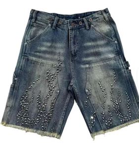 Men's Vintage Style 100% Cotton Mid Waist Button Fly Breathable Bermuda Shorts Summer <b>Clothing</b> OEM Service - Product Image 1