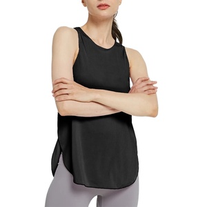 Camisetas sin mangas de algodón de alta calidad para mujer 2024, camisetas personalizadas para deportes de Fitness, gimnasio, entrenamiento para correr, camisetas de Yoga de talla grande XL, suministro al por mayor - Product Image 2