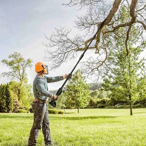 "7.4ft Cordless Pole <b>Saw</b> with 775W Motor 2x 3000mAh Batteries 35ft/s Chain Speed Safety Protecions" - Product Image 4
