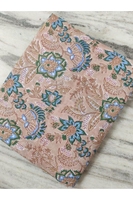 Tissu doux et respirant imprimé à la main, motif floral, 100% coton, tissu pour quilting au mètre, tissu pour confection de robes