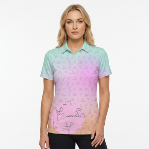 Polo pour homme à imprimé dessin animé, manches courtes, décontracté, respirant, en polyester tricoté, coupe classique - Product Image 2