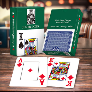KING <b>CARDS</b> Premium 310gsm Smooth Finish Paper <b>Playing</b> <b>Cards</b>-Jumbo Index Family Use - Product Image 4