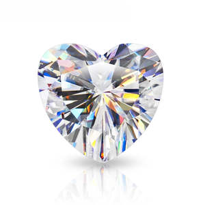 Piedra Suelta en Forma de Corazón, Cultivada en Laboratorio, Color D, VVS, Perforada con Láser, Tendencia en Joyería, Mejor Vendedor, Precio Directo de Fábrica al por Mayor - Product Image 1