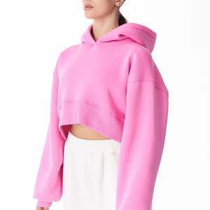 Sudadera Corta de Algodón Personalizada al por Mayor para Mujer, Sudadera Corta de Moda Urbana para Mujer, Sudadera con Logotipo Personalizado para Yoga, Gimnasio, Deportes y Entrenamiento - Product Image 3