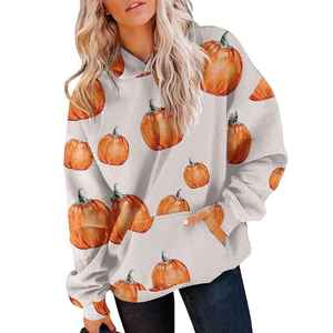 Sudadera con Capucha Sublimada, Diseño Atractivo y Elegante, Ligera, Cómoda, Corte Regular, Sudadera de Verano para Mujer - Product Image 1