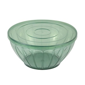 Ensaladera de plástico ecológica sin BPA más vendida, tapa abatible a prueba de fugas, diseño apilable, hogar, oficina, fiesta de preparación de comidas - Product Image 3