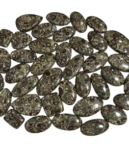 Vente en gros 100% cabochon de pierres précieuses en jaspe crocodile naturel beau cristal style AAA Grade taille personnalisée pierres précieuses en vrac - Product Image 1