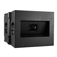 Altavoz de Línea Activa Doble de 10 Pulgadas LS3 (6+4+2) Serie LA con Carcasa de Madera, Audio Mono, Garantía de 3 Años, 700W/500W, XLR/Speakon
