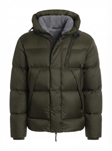 Chaqueta de Plumón Brillante Personalizada de Fábrica OEM de Alta Calidad, Chaqueta de Plumón para Parejas, Abrigo de Invierno Cálido, Moderno y Casual - Product Image 4
