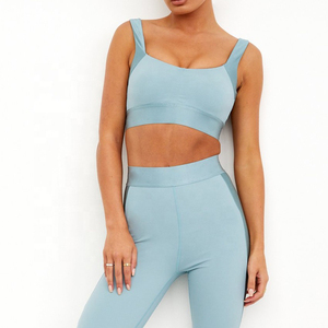 Hot Selling Women's Sports Bra Set Lightweight Breathable Yoga Fitness Crop Top Gym Sportswear XL Size Backless Bra Plus Size - Product Image 1