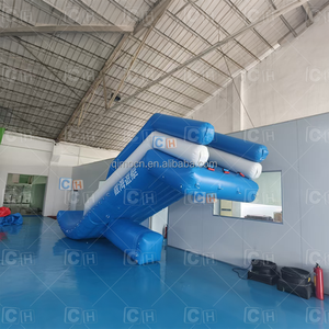 Tobogán Acuático Inflable para <span class=keywords><strong>Playa</strong></span>, Tobogán Doble para Barco, PVC Resistente, Diversión Acuática para Niños y Adultos - Product Image 3