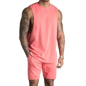 Camiseta Deportiva de Secado Rápido para Hombre, 100% Poliéster, Conjunto de Verano - Product Image 4