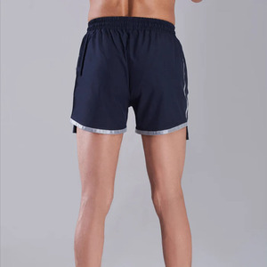Men's Teal Quick Dry Sport Shorts With Drawstring Waist And Side Pockets Solid Color Woven Fabric Casual Short Length - Product Image 6