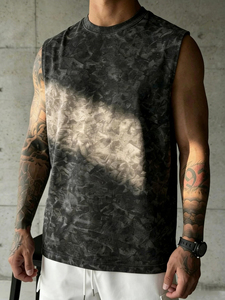Camiseta Deportiva de Verano para Hombre, de Alta Calidad, 100% Algodón, Ecológica, Transpirable, Anti-Pilling, Anti-Encogimiento, Tejida - Product Image 4