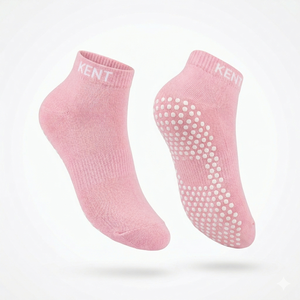 Private Label Youth 100% Cotton Ankle Pilates <b>Socks</b> Silicone <b>Grip</b> Non Slip Yoga <b>Socks</b> for Fitness Brands Studios OEM ODM - Product Image 1