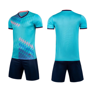 Conjunto de Uniforme de Fútbol Personalizado Unisex, Tallas Grandes, Camisetas y Pantalones Cortos de Fútbol de Secado Rápido, Ligeros y Transpirables - Product Image 2
