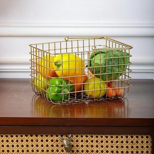 Cesta de Almacenamiento Apilable de Metal Resistente para Organizar el Despensa del Hogar - Product Image 6