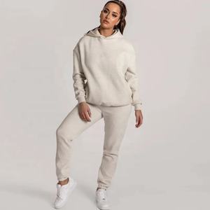 Chándal de algodón pesado de alta calidad, diseño personalizado de fábrica, sudaderas con capucha para hombre, pantalones de chándal, chándal Unisex de gran tamaño, chándal informal de invierno - Product Image 3