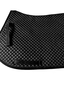 BRAND ZONE1995 Tapis de selle sans armature en coton satiné, personnalisé, classique, pour sports équestres, avec doublure en maille hautement matelassée, durable et confortable pour chevaux - Product Image 2