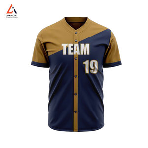 ชุดเบสบอลสั่งทำคุณภาพสูง เสื้อเบสบอลขายดี ชุดทีมเบสบอล - Product Image 3