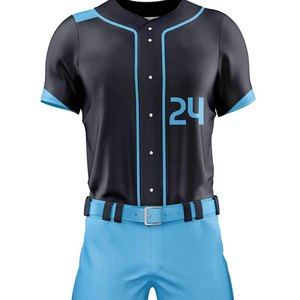 Uniforme de Béisbol de Último Diseño y Nuevo Estilo, Uniforme de Béisbol de Color Sólido de Primera Calidad para Venta en Línea, Venta Directa de Calidad - Product Image 3