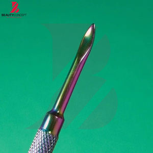 Empujador de Cutículas Ligero y Personalizable, Herramienta de Acero Inoxidable Duradera, Antideslizante y Fácil de Usar para Manicura y Pedicura en Salón - Product Image 5