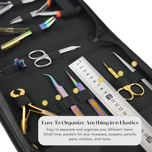 Kit d'outils professionnels imperméables pour extensions de cheveux, en acier inoxydable, avec pince à sertir pour enlever les perles, ensemble de coupe et de coiffage durable - Product Image 6
