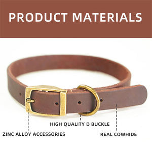 ปลอกคอสุนัขสีพื้นแบบปรับได้พร้อมหัวเข็มขัด ปลอกคอไนลอนทนทานสำหรับใช้ในชีวิตประจำวัน ฝึกสัตว์เลี้ยง ขายส่ง - Product Image 4