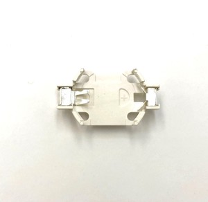 Support de pile bouton CR2032 à orientation d'angle droit, contact en acier, conforme RoHS, application alimentation - Product Image 3