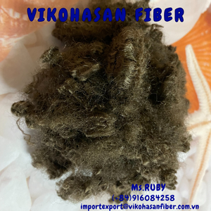 สินค้าขายดี ใยสังเคราะห์ซิลิโคน 7D HS สีน้ำตาล รีไซเคิล จากผู้ผลิต Vikohasan PSF สำหรับยัดไส้ของเล่น หมอน โซฟา พรม เฟอร์นิเจอร์ - Product Image 4