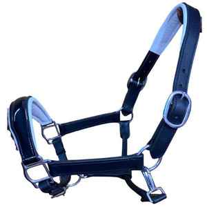 High Quality Handmade Polo Leather Horse Halter English Saddle Style Show All-Purpose Use Customizable Brass <b>Hardware</b> Customized - Product Image 3