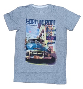 Camiseta Estampada de Corte Cuadrado para Hombre, Personalizada, de Jersey Grueso, Cuello Redondo, Estilo Minimalista, Ropa Masculina de Alta Calidad, Camiseta con Gráficos - Product Image 3