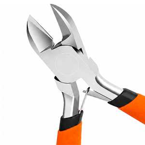 Pince coupante diagonale Orange Grip en acier inoxydable, outils de fabrication de bijoux pour la découpe de fils DIY, précision et robustesse - Product Image 2