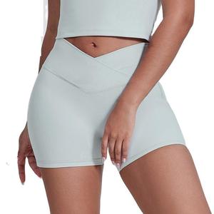 Nouveaux shorts de motard en coton respirant, style streetwear, grandes tailles. Leggings taille mi-haute, shorts de vélo effet push-up - Product Image 2