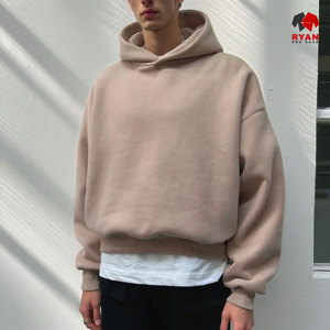 Sudadera con Capucha para Hombre Ryan Pro Gear, con Logotipo Personalizado en la Parte Delantera, 100% Algodón Felpa, Transpirable, Corte Regular, Diseño ODM OEM, Ropa Casual de Invierno - Product Image 1