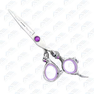 Venta al por mayor de cizalla de acero inoxidable de 5,5 pulgadas Venta caliente tijeras profesionales de peluquero herramientas de corte de pelo instrumentos de belleza - Product Image 6