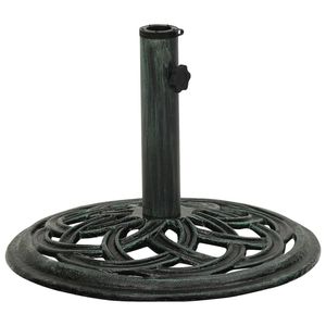 17.3 verde "x 17.3" x 12.2 "Base ombrellone in ghisa - Product Image 1